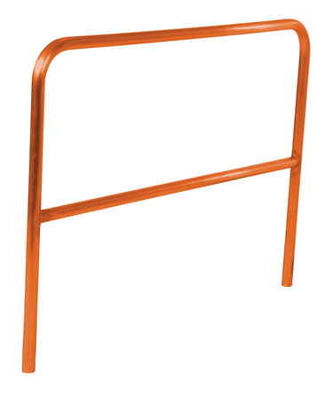 ALUM PIPE SAFETY RAILING 60IN LONG-ORANG
